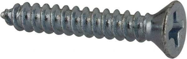 Value Collection - #6 Flat Head Phillips Sheet Metal Screw - Steel, 7/8" OAL, AISI 1016, ASME B18.6.3, ASME B18.6.4 & SAE J933, Grade 1016-1024 - Benchmark Tooling