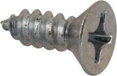 Value Collection - #12 Flat Head Phillips Sheet Metal Screw - Steel, 5/8" OAL, AISI 1016, ASME B18.6.3, ASME B18.6.4 & SAE J933, Grade 1016-1024 - Benchmark Tooling