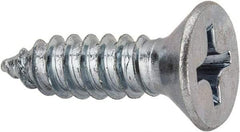 Value Collection - #14 Flat Head Phillips Sheet Metal Screw - Steel, 7/8" OAL, AISI 1016, ASME B18.6.3, ASME B18.6.4 & SAE J933, Grade 1016-1024 - Benchmark Tooling