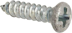 Value Collection - #4 Oval Head Phillips Sheet Metal Screw - Steel, 1/2" OAL, AISI 1016, ANSI/ASME B18.6.4, ASME B18.6.3 & SAE J933, Grade 1016-1024 - Benchmark Tooling