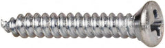 Value Collection - #4 Oval Head Phillips Sheet Metal Screw - Steel, 3/4" OAL, AISI 1016, ANSI/ASME B18.6.4, ASME B18.6.3 & SAE J933, Grade 1016-1024 - Benchmark Tooling