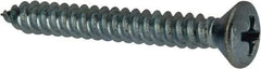 Value Collection - #10 Oval Head Phillips Sheet Metal Screw - Steel, 1-1/2" OAL, AISI 1016, ANSI/ASME B18.6.4, ASME B18.6.3 & SAE J933, Grade 1016-1024 - Benchmark Tooling