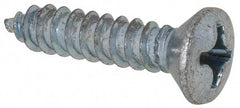 Value Collection - #12 Oval Head Phillips Sheet Metal Screw - Steel, 1" OAL, AISI 1016, ANSI/ASME B18.6.4, ASME B18.6.3 & SAE J933, Grade 1016-1024 - Benchmark Tooling
