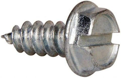 Value Collection - #7 Hex Washer Head Slotted Sheet Metal Screw - Steel, 3/8" Length Under Head, AISI 1016, ASME B18.6.3, ASME B18.6.4 & SAE J933, Grade 1016-1024 - Benchmark Tooling