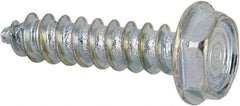 Value Collection - #4 Hex Washer Head Sheet Metal Screw - Steel, 1/2" Length Under Head, AISI 1016, ASME B18.6.3, ASME B18.6.4 & SAE J933, Grade 1016-1024 - Benchmark Tooling