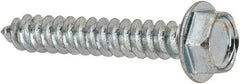 Value Collection - #8 Hex Washer Head Sheet Metal Screw - Steel, 1" Length Under Head, AISI 1016, ASME B18.6.3, ASME B18.6.4 & SAE J933, Grade 1016-1024 - Benchmark Tooling
