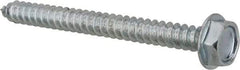 Value Collection - #10 Hex Washer Head Sheet Metal Screw - Steel, 2" Length Under Head, AISI 1016, ASME B18.6.3, ASME B18.6.4 & SAE J933, Grade 1016-1024 - Benchmark Tooling