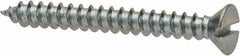 Value Collection - #6 Flat Head Slotted Sheet Metal Screw - Steel, 1-1/4" OAL, AISI 1016, ASME B18.6.3, ASME B18.6.4 & SAE J933, Grade 1016-1024 - Benchmark Tooling