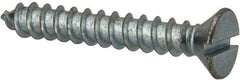 Value Collection - #12 Flat Head Slotted Sheet Metal Screw - Steel, 1-1/2" OAL, AISI 1016, ASME B18.6.3, ASME B18.6.4 & SAE J933, Grade 1016-1024 - Benchmark Tooling
