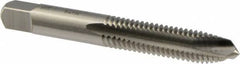 Union Butterfield - 3/8-16 UNC, 3 Flute, Bright Finish, High Speed Steel Spiral Point Tap - Plug Chamfer, Right Hand Thread, 2-15/16" OAL, 1-1/4" Thread Length, 0.381" Shank Diam, 2B/3B Class of Fit, Series 1585NR - Exact Industrial Supply