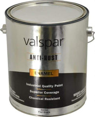 Valspar - 1 Gal Black Flat Finish Enamel Paint - Interior/Exterior, 400 gL VOC Compliance - Benchmark Tooling