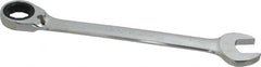 Paramount - 1" 12 Point Offset Combination Wrench - 15° Offset Angle, 12-1/2" OAL, Chrome Vanadium Steel, Polished Finish - Benchmark Tooling