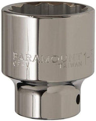 Paramount - 1-5/8", 3/4" Drive, Standard Hand Socket - 12 Points, 2-5/8" OAL - Benchmark Tooling