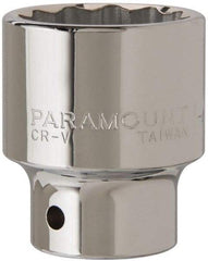 Paramount - 1-1/2", 3/4" Drive, Standard Hand Socket - 12 Points, 2-13/32" OAL - Benchmark Tooling