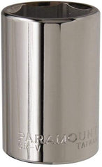 Paramount - 1-5/16", 3/4" Drive, Deep Hand Socket - 6 Points, 3-1/2" OAL, Steel, Chrome Finish - Benchmark Tooling