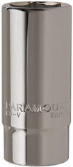 Paramount - 1-1/8", 3/4" Drive, Deep Hand Socket - 6 Points, 3-1/2" OAL, Steel, Chrome Finish - Benchmark Tooling