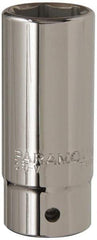 Paramount - 1", 3/4" Drive, Deep Hand Socket - 6 Points, 3-1/2" OAL, Steel, Chrome Finish - Benchmark Tooling
