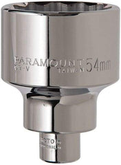 Paramount - 3/4" Drive, Standard Hand Socket - 12 Points, 3-13/64" OAL, Steel, Chrome Finish - Benchmark Tooling