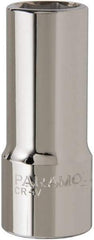 Paramount - 7/8", 3/4" Drive, Deep Hand Socket - 6 Points, 3-1/2" OAL, Steel, Chrome Finish - Benchmark Tooling