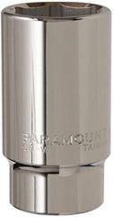 Paramount - 1-7/16", 3/4" Drive, Deep Hand Socket - 6 Points, 3-1/2" OAL, Steel, Chrome Finish - Benchmark Tooling