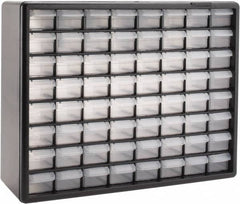 Akro-Mils - 64 Drawer, Small Parts Cabinet - 6-3/8" Deep x 20" Wide x 15-13/16" High - Benchmark Tooling