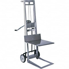 Wesco Industrial Products - 400 Lb Capacity, 40" Lift Height, Manual Winch Manually Operated Lift - Benchmark Tooling