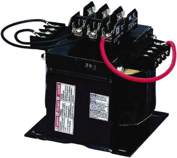 Square D - 1 Phase, 1,000 VA, Top Mount Fuse Block Control Transformer - 239°F Temp Rise - Benchmark Tooling