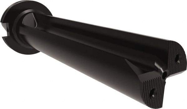 Allied Machine and Engineering - 9-1/4" Max Drill Depth, 3.5xD, 61mm Diam, Indexable Insert Drill - 2 Inserts, CAT50 Taper Shank - Benchmark Tooling