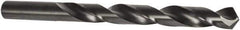 Precision Twist Drill - 25/64" 118° High Speed Steel Jobber Drill - Oxide Finish, Right Hand Cut, Spiral Flute, Straight Shank, 5-1/8" OAL, Split Point - Benchmark Tooling