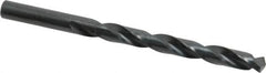 Precision Twist Drill - Letter R 135° High Speed Steel Jobber Drill - Oxide Finish, Right Hand Cut, Spiral Flute, Straight Shank, 4-3/4" OAL, Split Point - Benchmark Tooling