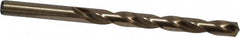Precision Twist Drill - 0.295" 135° Cobalt Jobber Drill - Oxide/Gold Finish, Right Hand Cut, Spiral Flute, Straight Shank, 4-3/8" OAL, Split Point - Benchmark Tooling