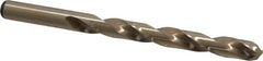Precision Twist Drill - 0.404" 135° Cobalt Jobber Drill - Oxide/Gold Finish, Right Hand Cut, Spiral Flute, Straight Shank, 5-1/4" OAL, Split Point - Benchmark Tooling
