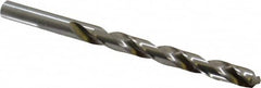 Precision Twist Drill - Letter P 118° High Speed Steel Jobber Drill - Bright Finish, Right Hand Cut, Spiral Flute, Straight Shank, 4-5/8" OAL, Standard Point - Benchmark Tooling