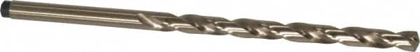 Precision Twist Drill - #20 135° Cobalt Jobber Drill - Oxide/Gold Finish, Right Hand Cut, Spiral Flute, Straight Shank, 3-1/4" OAL, Split Point - Benchmark Tooling