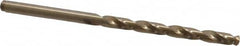 Precision Twist Drill - #22 135° Cobalt Jobber Drill - Oxide/Gold Finish, Right Hand Cut, Spiral Flute, Straight Shank, 3-1/8" OAL, Split Point - Benchmark Tooling
