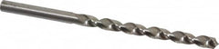 Precision Twist Drill - #4 118° High Speed Steel Jobber Drill - Bright Finish, Right Hand Cut, Spiral Flute, Straight Shank, 3-3/4" OAL, Standard Point - Benchmark Tooling