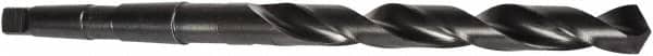 Precision Twist Drill - 1-7/8", 5MT 118° Point High Speed Steel Taper Shank Drill Bit - Oxide Finish, 10-3/8" Flute Length, 17-3/8" OAL, Spiral Flute, Series 209 - Benchmark Tooling