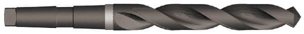 Precision Twist Drill - 1-15/16", 4MT 118° Point High Speed Steel Taper Shank Drill Bit - Oxide Finish, 10-5/8" Flute Length, 16-5/8" OAL, Spiral Flute, Series S209 - Benchmark Tooling