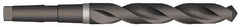 Precision Twist Drill - 1-21/32", 4MT 118° Point High Speed Steel Taper Shank Drill Bit - Oxide Finish, 10-1/8" Flute Length, 15-3/4" OAL, Spiral Flute, Series S209 - Benchmark Tooling