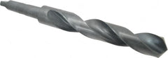 Precision Twist Drill - 1-13/16", 4MT 118° Point High Speed Steel Taper Shank Drill Bit - Oxide Finish, 10-3/8" Flute Length, 16-1/4" OAL, Spiral Flute, Series S209 - Benchmark Tooling