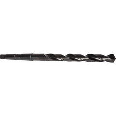 Precision Twist Drill - 14.5mm, 2MT 118° Point High Speed Steel Taper Shank Drill Bit - Benchmark Tooling