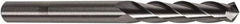 Precision Twist Drill - #2 118° High Speed Steel Jobber Drill - Bright Finish, Right Hand Cut, Spiral Flute, Straight Shank, 2-1/4" OAL, Notched Point - Benchmark Tooling