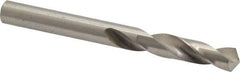 Precision Twist Drill - 0.266" 118° Spiral Flute High Speed Steel Screw Machine Drill Bit - Bright Finish, Right Hand Cut, 1-1/2" Flute Length, 2-11/16" OAL, Standard Point, Straight Shank - Benchmark Tooling