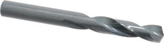 Precision Twist Drill - 0.295" 135° Spiral Flute High Speed Steel Screw Machine Drill Bit - Oxide Finish, Right Hand Cut, 1-9/16" Flute Length, 2-3/4" OAL, Split Point, Straight Shank - Benchmark Tooling