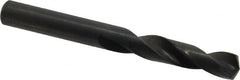 Precision Twist Drill - 0.316" 135° Spiral Flute High Speed Steel Screw Machine Drill Bit - Oxide Finish, Right Hand Cut, 1-11/16" Flute Length, 2-15/16" OAL, Split Point, Straight Shank - Benchmark Tooling