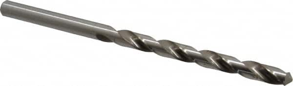 Precision Twist Drill - 13/32", 118° Point, Spiral Flute, High Speed Steel Taper Length Drill Bit - Bright Finish, 4-3/8" Flute Length, 7" OAL, Series R51 - Benchmark Tooling