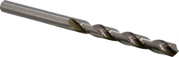 Precision Twist Drill - 37/64" 118° Spiral Flute High Speed Steel Taper Length Drill Bit - Benchmark Tooling