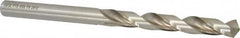 Precision Twist Drill - 19/32", 118° Point, Spiral Flute, High Speed Steel Taper Length Drill Bit - Bright Finish, 4-7/8" Flute Length, 8-3/4" OAL, Series R51 - Benchmark Tooling