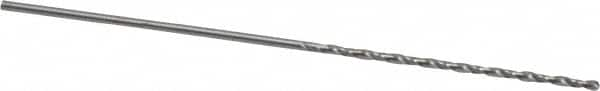 Precision Twist Drill - #61, 118° Point, Spiral Flute, High Speed Steel Taper Length Drill Bit - Bright Finish, 1-1/8" Flute Length, 2-1/4" OAL, Series R52 - Benchmark Tooling