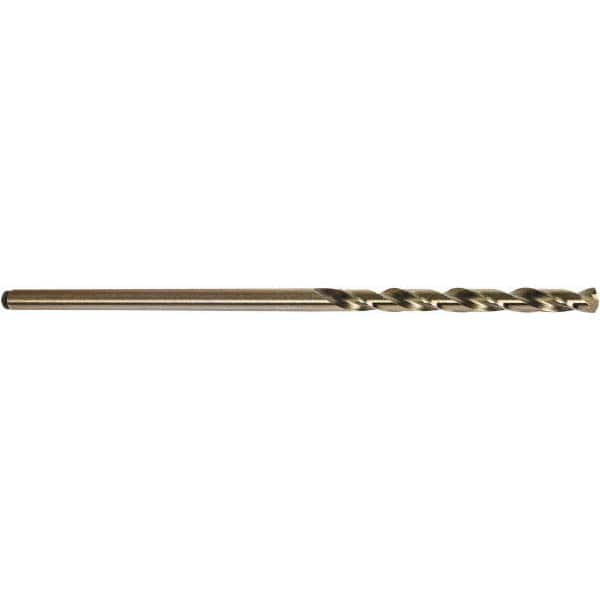 Precision Twist Drill - 15/64" Diam, 6" OAL Oxide/Gold Cobalt Aircraft Extension Drill Bit - Benchmark Tooling